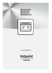 Hotpoint Ariston MF25G IX HA Manual De Instrucciones