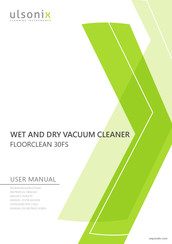 ulsonix FLOORCLEAN 30FS Manual De Instrucciones