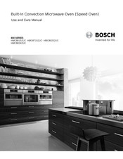 Bosch HMC80242UC Manual De Uso Y Cuidado