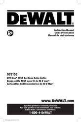 DeWalt DCE155 Manual De Instrucciones