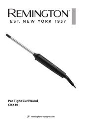 Remington Pro Tight Curl Wand CI6X10 Manual De Instrucciones
