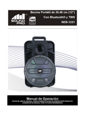 Sound Pro NDS-1231 Manual De Operación