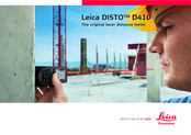 Leica Geosystems DISTO D410 Manual De Instrucciones