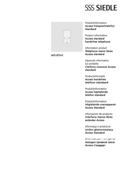 SSS Siedle AFS 870-0 W Manual De Instalación