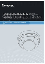 Vivotek FD8355EHV Guía De Instalación Rápida