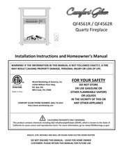 Comfort Glow QF4562R Instrucciones De Instalación Y Manual Del Propietario