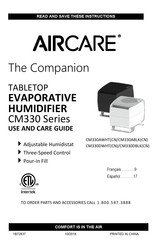 Aircare CM330 Serie Guía De Uso Y Cuidado