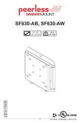 PEERLESS SF630-AB Instrucciones De Montaje