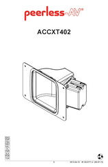 peerless-AV ACCXT402 Manual Del Usuario