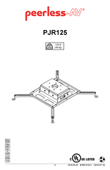 peerless-AV PJR125-EUK Instrucciones De Montaje