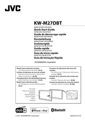 JVC KW-M27DBT Guia De Inicio Rapido