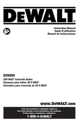 DeWalt DCN891B Manual De Instrucciones