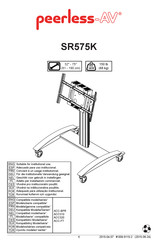 peerless-AV SR575K Instrucciones De Montaje