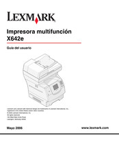 Lexmark X642e Guia Del Usuario