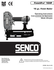 Senco FinishPro 16XP Instrucciones De Operación