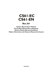 Dfi CS61-EC Manual Del Usuario