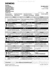 Siemens SENTRON 3VL9800-3MJ00 Instructivo