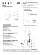 Brizo SMARTTOUCH ROOK 64974LF Serie Manual De Instrucciones