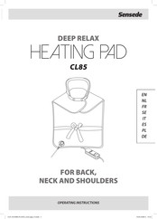 Sensede DEEP RELAX CL85 Manual De Instrucciones