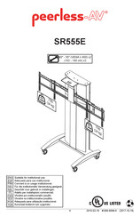 peerless-AV SR555E Manual De Instrucciones