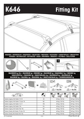 Yakima K646 Manual De Instrucciones