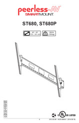 peerless-AV ST680P Manual De Instrucciones