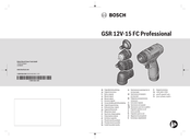 Bosch GSR 12V-15 FC Professional Manual Original