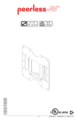 peerless-AV PF632 Instrucciones De Montaje