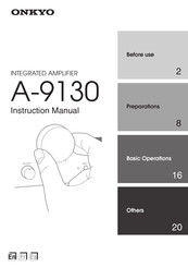 Onkyo A-9130-S Manual De Instrucciones