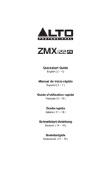 Alto Professional ZMX122FX Manual De Inicio Rápido