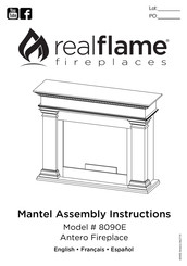 RealFlame 8090E Instrucciones De Montaje