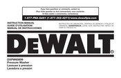 DeWalt DXPW60606 Manual De Instrucciones