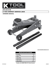 K Tool International KTI-63131B Manual Del Propietário