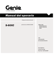 Genie S-60 XC Manual Del Operario