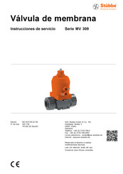 Stübbe MV 309 Instrucciones De Servicio