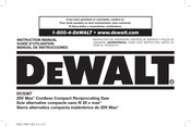 DeWalt DCS387 Manual De Instrucciones