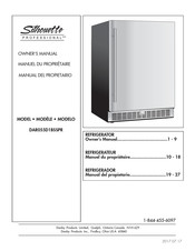 Silhouette PROFESSIONAL DAR055D1BSSPR Manual Del Propietário