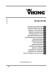 Viking MF 860 Instrucciones De Uso