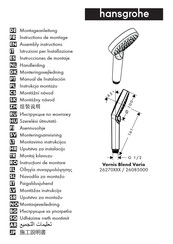 Hansgrohe Vernis Blend Vario 26270 Serie Instrucciones De Montaje