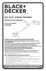 Black+Decker LSTE520 Manual De Instrucciones