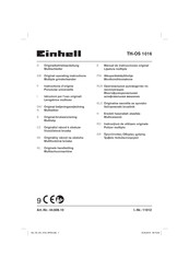 EINHELL 44.606.10 Manual De Instrucciones Original
