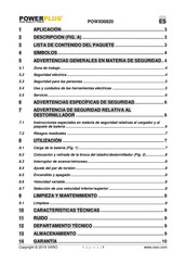 Powerplus POWX00820 Manual De Instrucciones