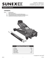 Sunex HD 66037A Manual Del Propietário