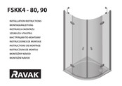 RAVAK FSKK4-90 Instrucciones De Montaje