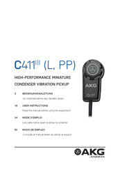 Harman AKG C411PP Modo De Empleo