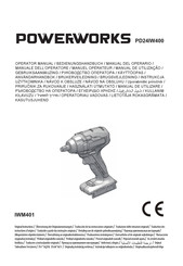 Powerworks IWM401 Manual Del Operario