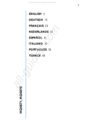 Philips HQ6870 Manual Del Usuario
