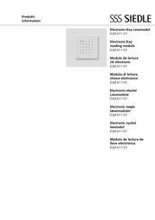 SSS Siedle ELM 611-01 Manual De Instrucciones