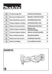 Makita DA001GZ Manual De Instrucciones