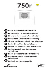 Cooper Security Scantronic 750r Guia De Instalacion